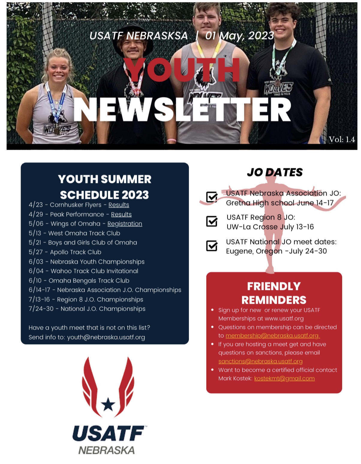 The May 2023 Youth Newsletter is now online!